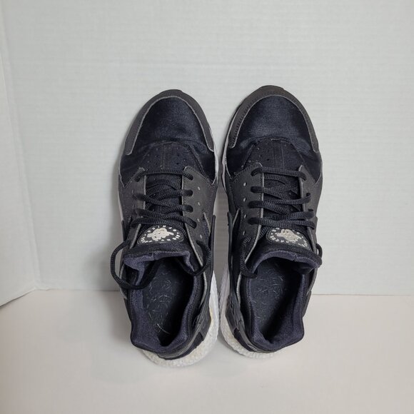 Nike Air Huarache Run Black Women's Running Athletic Shoe Sneaker Size 9 - Picture 9 of 11